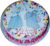 Cinderella edible image cake