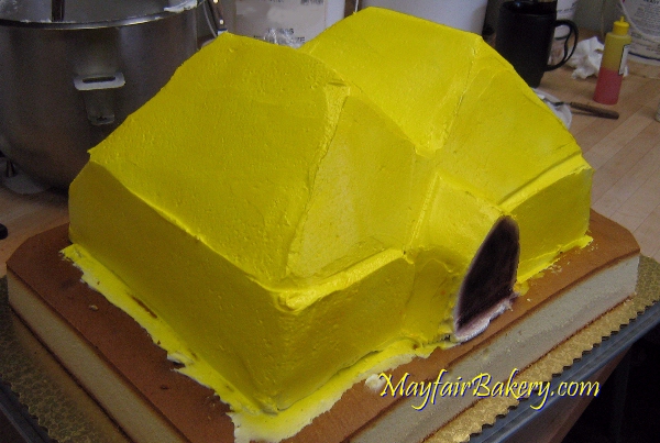 yellow tent
